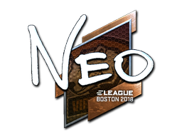 Pegatina | NEO (reflectante) | Boston 2018