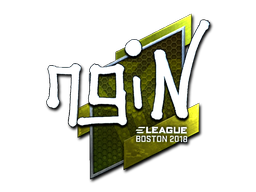 Наліпка | ngiN (лискуча) | Бостон 2018