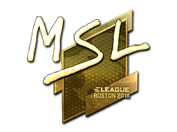 Sticker | MSL (Gold) | Boston 2018