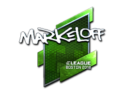 Primary image of skin Sticker | markeloff (Foil) | Boston 2018