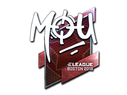 스티커 | mou (Foil) | Boston 2018