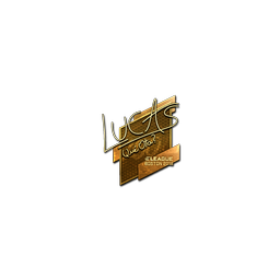 free csgo skin Sticker | LUCAS1 (Gold) | Boston 2018