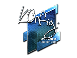 Sticker | k0nfig (Foil) | Boston 2018 image