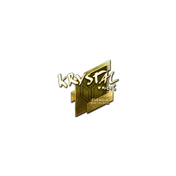 Sticker | kRYSTAL (Gold) | Boston 2018