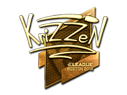 Sticker | KrizzeN (Gold) | Boston 2018