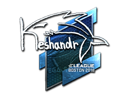 Sticker | keshandr (Foil) | Boston 2018