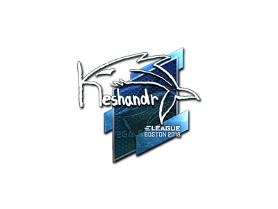 Pegatina | keshandr (reflectante) | Boston 2018