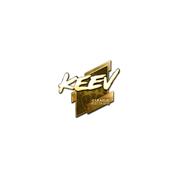 free csgo skin Sticker | keev (Gold) | Boston 2018