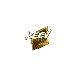 Sticker | keev (Gold) | Boston 2018