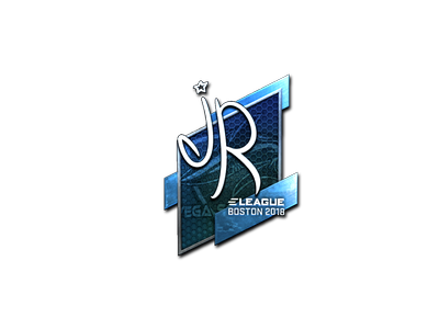Pegatina | jR (reflectante) | Boston 2018