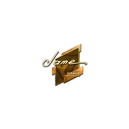 Sticker | Jame (Gold) | Boston 2018