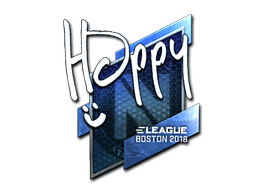 스티커 | Happy (Foil) | Boston 2018