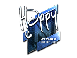 Naklejka | Happy (foliowana) | Boston 2018