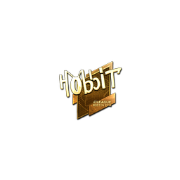 Sticker | Hobbit (Gold) | Boston 2018