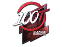 Sticker | 100 Thieves (Foil) | Boston 2018