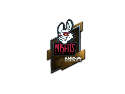 Sticker | Misfits Gaming (Foil) | Boston 2018