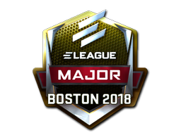 Наклейка | ELEAGUE (металлическая) | Бостон-2018