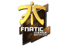 Pegatina | Fnatic (reflectante) | Boston 2018