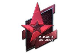 Aufkleber | Astralis (Glanz) | Boston 2018