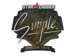 스티커 | s1mple | Berlin 2019