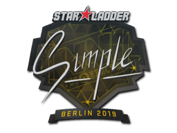 Sticker | s1mple | Berlin 2019/20fx20