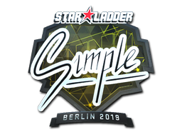 Sticker | s1mple (Foil) | Berlin 2019