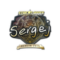 Sticker | sergej (Gold) | Berlin 2019