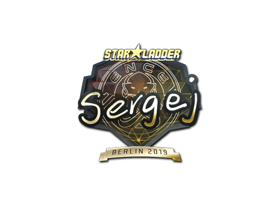 Çıkartma | sergej (Altın) | Berlin 2019