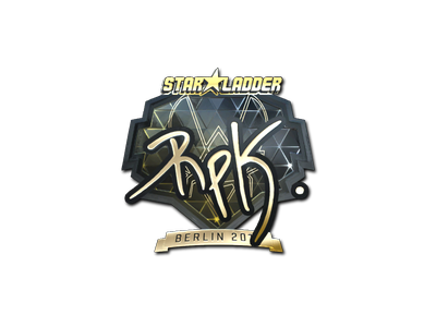 Autocolante | RpK (Gold) | Berlim 2019