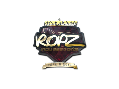 Naklejka | ropz (złota) | Berlin 2019