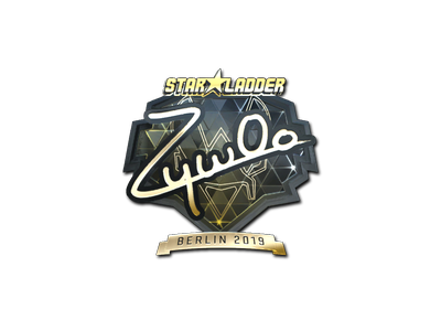 Sticker | ZywOo (Gold) | Berlin 2019