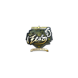 Sticker | Zeus (Gold) | Berlin 2019