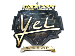 Sticker | yel (Gold) | Berlin 2019