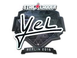 스티커 | yel (Foil) | Berlin 2019