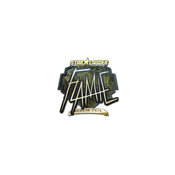 Sticker | flamie (Gold) | Berlin 2019