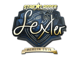 Sticker | dexter (Gold) | Berlin 2019