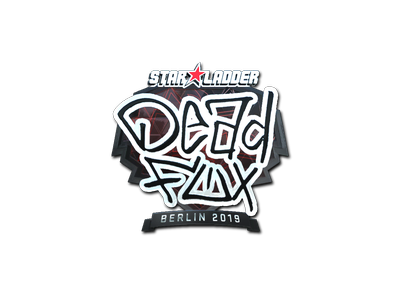 Pegatina | DeadFox (reflectante) | Berlín 2019