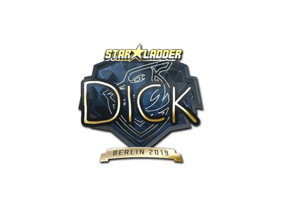 Sticker | DickStacy (Gold) | Berlin 2019