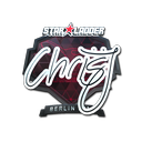 Sticker | chrisJ (Foil) | Berlin 2019