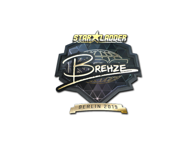 Sticker | Brehze (Gold) | Berlin 2019