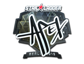 Наклейка | apEX (металлическая) | Берлин-2019