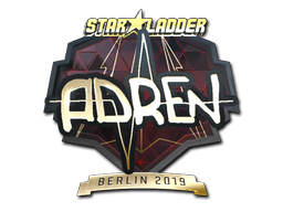 Наклейка | AdreN (золотая) | Берлин-2019