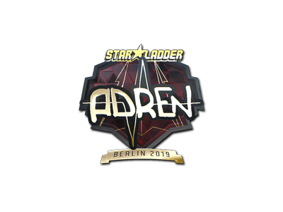Наклейка | AdreN (золотая) | Берлин-2019
