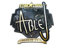 Sticker | ableJ (Gold) | Berlin 2019