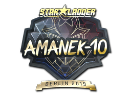 Sticker | AmaNEk (Gold) | Berlin 2019 image