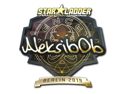 Sticker | Aleksib (Gold) | Berlin 2019