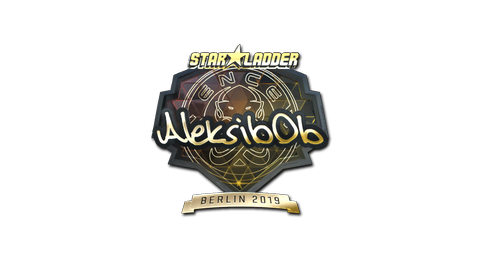Sticker | Aleksib (Gold) | Berlin 2019