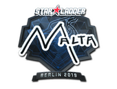 Sticker | malta (Foil) | Berlin 2019