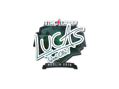 Наклейка | LUCAS1 (металлическая) | Берлин-2019