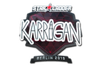 Sticker | karrigan (Foil) | Berlin 2019